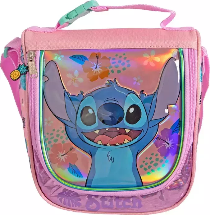 Lonchera rosa Stitch