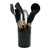 Conjunto de Utensilios Silicone 8 Peças - Preto - loja online