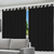 Cortina Blackout Preto com ilhos - 280x280cm - comprar online