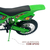 Moto de Motocross de Brinquedo com Apoio - Verde - Starkday