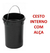 Imagem do Cesto De Lixo 5lts 100% Inox C/ Pedal Banheiro E Cozinha