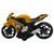 Super Moto 1600 Esportiva com Rodas com Fricção - Amarelo - Starkday