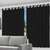 Cortina Blackout Preto com ilhos - 200x140cm - comprar online