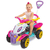 Carrinho De Passeio Infantil Quadriciclo Haste Pedal - Menina - comprar online