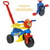 Carrinho de Passeio com Pedal Infantil KEMOTOCA Baby Dog Azul - Starkday