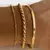 Kit 3 Pulseiras SEMI JOIA Banhada Ouro 18k