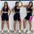 Conjunto Academia Fitness Short com Bolso + Top Nadador com Bojo Cores Variadas