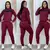 Conjunto Blusa Calça no Canelado Outono e Inverno Tamanho único Gola redonda na internet