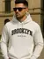 Moletom Brooklyn Com Bolso Capuz Estilo Canguru Algodão na internet