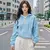 Blusa Moletom Feminina Flanelada Fechamento Em Zíper Casual