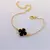 Pulseira trevo Virginia a prata925 e ouro18k - loja online