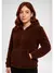 blusa feminina de frio com capuz e ziper pelinhos - loja online