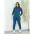 Conjunto Blusa Calça no Canelado Outono e Inverno Tamanho único Gola redonda - loja online