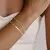 Kit 3 Pulseiras SEMI JOIA Banhada Ouro 18k - loja online