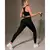 Calça Legging Canelada de Cintura Alta Sem Costura para Academia Feminina, Elástica, Esportiva e Fitness - comprar online