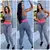 conjunto calça legging detonado leg treino mais top fitness calça feminina academia tendência - Levo Moda Masculina e Feminina