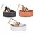 Kit 3 Cinto Feminino Fivela Dourada Metal Moda Fashion