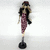 Figura Dama Vestido Onça Rosa, Mabruk.