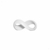 Escultura Infinito Deitado Branco, para Decorar, Cerâmica Joelma. - comprar online