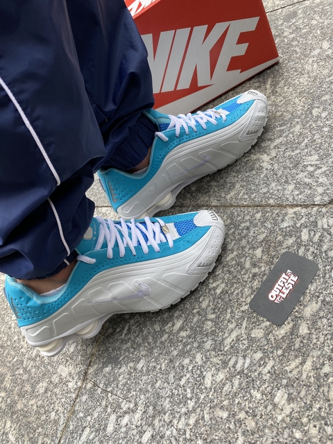 SHOX R4 BRANCO C/AZUL