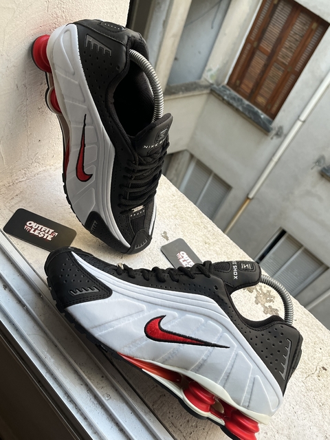 SHOX R4 BRANCO C/VERMELHO