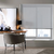 PERSIANA ROLO 1.80m x 1.60m BLACKOUT 100% CINZA