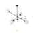 Artefacto colgante - Vector 6 luces
