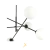 Artefacto colgante - Vector 6 luces - comprar online