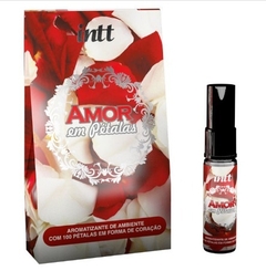 Amor Em Pétalas 100 Pétalas E Perfume Afrodisiáco 15Ml Para Decoração De Ambiente L86