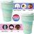 Vaso Termico Taza Plegable Silicona Retractil Home Office Turquesa - comprar online