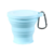 Vaso Termico Mini Taza Silicona Plegable Camping Retractil Celeste - comprar online