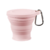 Imagen de Vaso Termico Mini Taza Silicona Plegable Camping Retractil Rosa