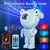 Astronauta Galaxy Starry Sky Projetor, Night Light, Controle Remoto, Foguete, Ne na internet