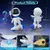 Astronauta Galaxy Starry Sky Projetor, Night Light, Controle Remoto, Foguete, Ne - loja online