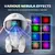 Astronauta Galaxy Starry Sky Projetor, Night Light, Controle Remoto, Foguete, Ne