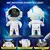 Astronauta Galaxy Starry Sky Projetor, Night Light, Controle Remoto, Foguete, Ne na internet