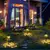 Impermeável LED Solar Lawn Lights, luz ao ar livre quente, Jardim Decoração Lamp, Walkway Path, Villa, quintal, garagem, 2pcs por lote na internet