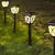 Impermeável LED Solar Lawn Lights, luz ao ar livre quente, Jardim Decoração Lamp, Walkway Path, Villa, quintal, garagem, 2pcs por lote - comprar online