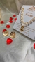 Conjuto Ariel - Brinco e Pulseira Dupla Folheado a Ouro 18k Concha Com Pérola - comprar online