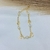 Pulseira pérola e corações