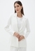 Blazer Alfaiataria Botões Off White - Shoulder - comprar online