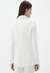 Blazer Alfaiataria Botões Off White - Shoulder