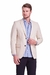 Blazer Alfaiataria Liso Slim Fit - Bege Areia - Hightstil