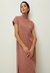 Vestido Malha Gola Alta - Shoulder - comprar online