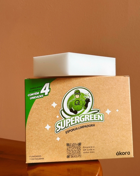 Supergreen® Esponja Limpadora (4 unidades)