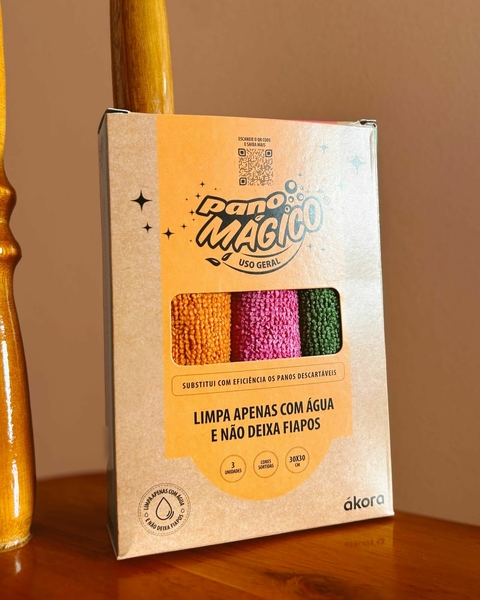 Pano Mágico® Uso Geral (3 unidades/cores sortidas)