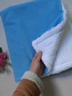 Mantinha Fofura Azul - Carneirinho - loja online