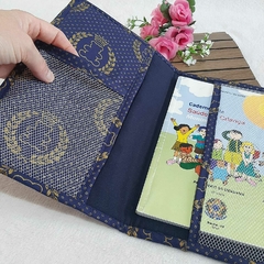 Capa para Caderneta de Vacinação e Porta Documentos do Bebê Ursinho com Coroa na internet