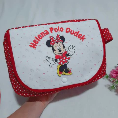 Necessaire porta-fraldas e lenços umedecidos Ratinha - Mimos na Caixa