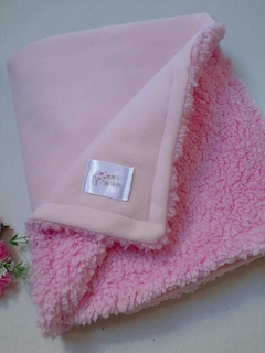 Mantinha Fofura Rosa - Carneirinho